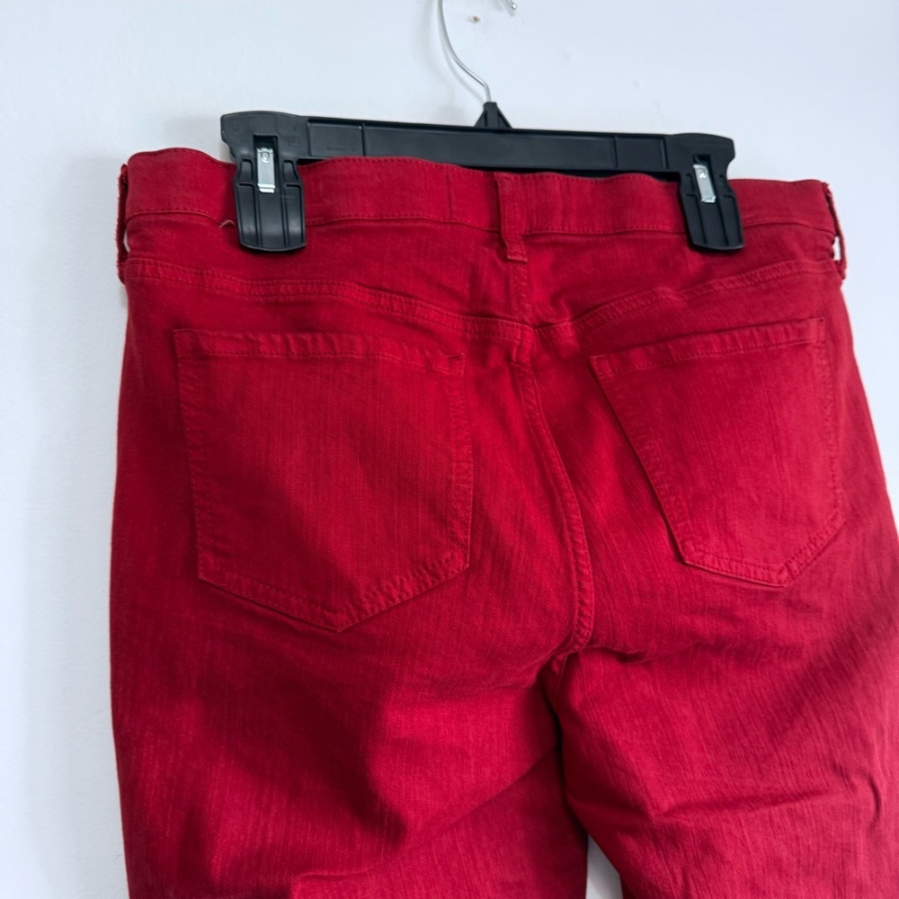 Torrid Sky High Skinny Jeans 12T Tall Red Dark Academia Premium Stretch - Picture 4 of 8